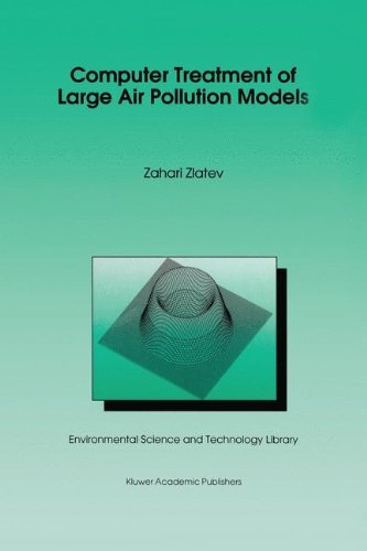 Cover for Zahari Zlatev · Computer Treatment of Large Air Pollution Models - Environmental Science and Technology Library (Gebundenes Buch) [1995 edition] (1995)