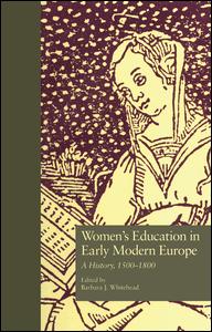 Cover for Barbara Whitehead · Women's Education in Early Modern Europe (Paperback Book) (2015)