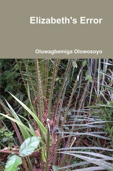 Cover for Oluwagbemiga Olowosoyo · Elizabeth's Error (Bok) (2013)