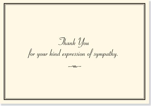Cover for Peter Pauper Press · Sympathy Thank You Notes (Stationery, Note Cards) (Flashkort) [Gcr edition] (2011)