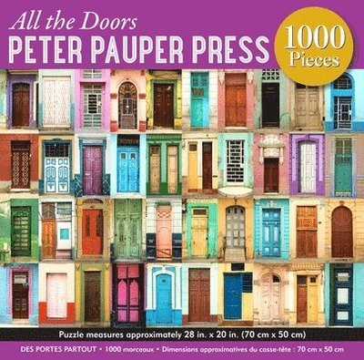 All the Doors 1,000 Piece Jigsaw Puzzle - Peter Pauper Press Inc - Inne - Peter Pauper Press, Inc, - 9781441335289 - 9 sierpnia 2020