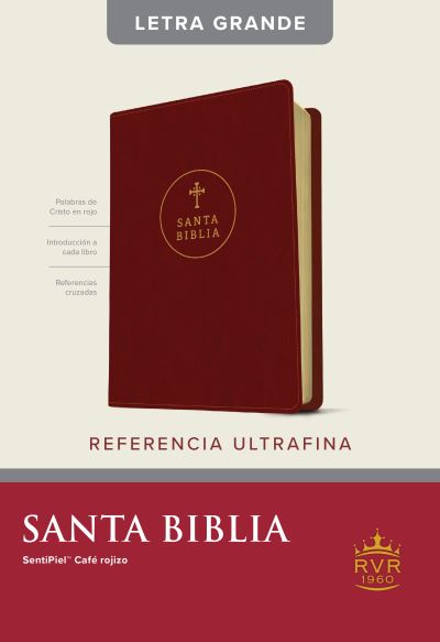 Cover for Tyndale · Santa Biblia RVR60, Edicion de referencia ultrafina, letra g (Leather Book) (2021)