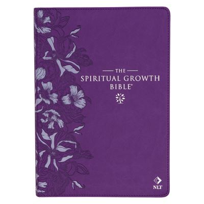 Cover for NLT Spiritual Growth Purple Thumb Index Faux Leather Bible (Book) (2023)