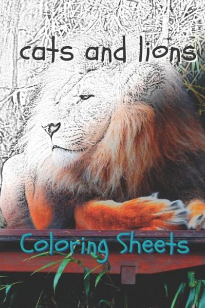 Cover for Julian Smith · Cat and Lion Coloring Sheets (Paperback Book) (2019)