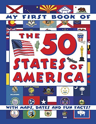 Cover for Armadillo Press · My First Book of the 50 States of America (Kartongbok) [Brdbk edition] (2015)