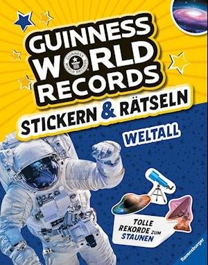 Cover for Eddi Adler · Guinness World Records Stickern und Rätseln: Weltall (Pocketbok) (2022)