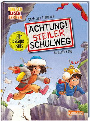 Achtung!: Achtung! Steiler Schulweg - Christian Tielmann - Livros - Carlsen - 9783551690289 - 27 de abril de 2023
