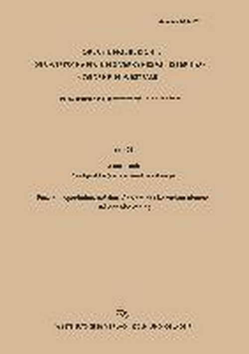 Cover for Werner Kirsch · Entwicklungsarbeiten Auf Dem Gebiete Des Korrosionsschutzes Und Der Abdichtung - Forschungsberichte Des Wirtschafts- Und Verkehrsministeriums (Paperback Book) [1957 edition] (1957)