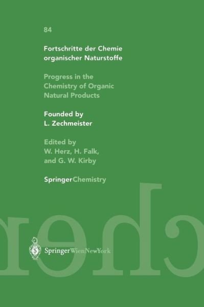 M. Glasenapp-Breiling · Progress in the Chemistry of Organic Natural Products / Fortschritte der Chemie organischer Naturstoffe - Fortschritte der Chemie organischer Naturstoffe   Progress in the Chemistry of Organic Natural Products (Taschenbuch) [Softcover reprint of the original 1st ed. 2002 edition] (2012)