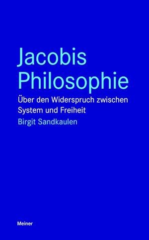 Cover for Birgit Sandkaulen · Jacobis Philosophie (Paperback Book) (2019)