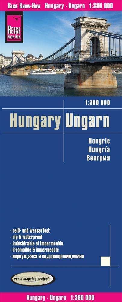 Hungary (1:380.000) - Reise Know-How - Livres - Reise Know-How Verlag Peter Rump GmbH - 9783831774289 - 20 mai 2019