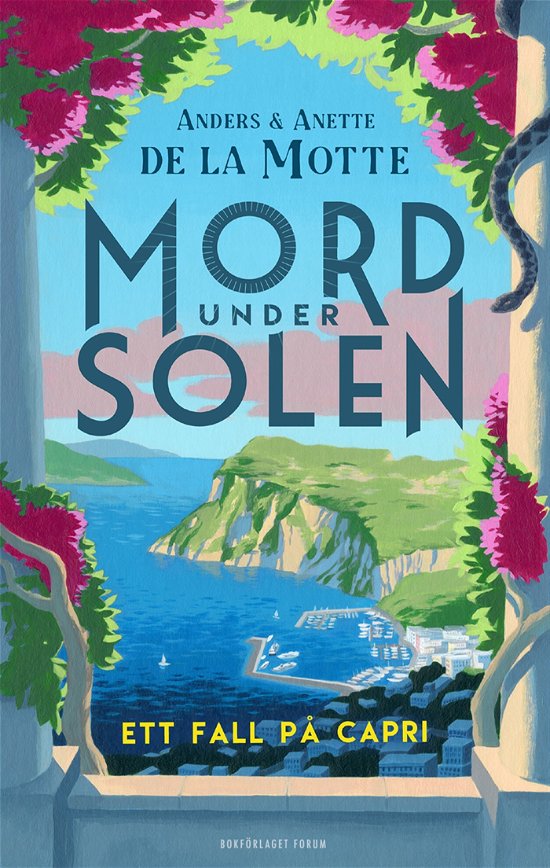 Cover for Anders De la Motte · Ett fall på Capri (Bound Book) (2024)