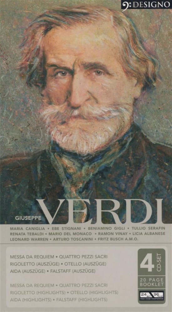Cover for G. Verdi · Messa Da Requiem-quattro (CD) (2008)