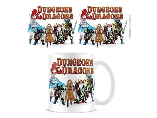 Dungeons & Dragons Tasse Retro Group - Mug - Merchandise - Pyramid Posters - 5050574276290 - 5. september 2023