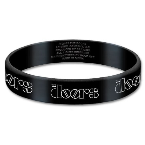 The Doors Gummy Wristband: Logo - The Doors - Produtos - Bravado - 5055295369290 - 25 de novembro de 2014