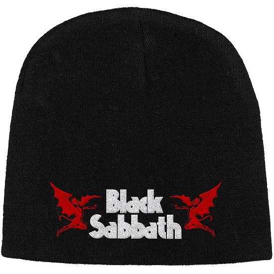 Black Sabbath Unisex Beanie Hat: Logo & Devils - Black Sabbath - Koopwaar -  - 5056365728290 - 
