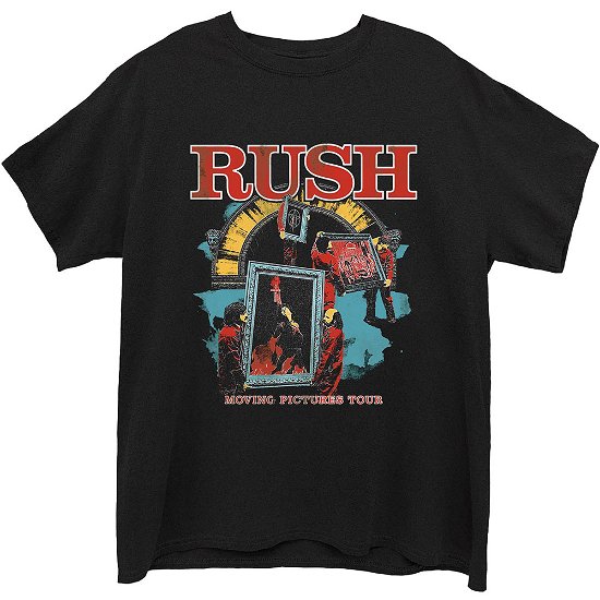 Cover for Rush · Rush Unisex T-Shirt: Moving Pictures (T-shirt) [size S] [Black - Unisex edition]