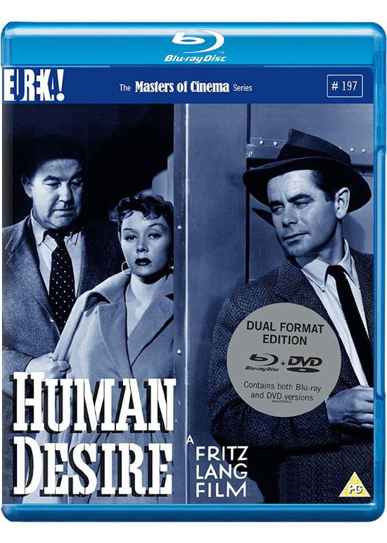 Cover for HUMAN DESIRE Masters of Cinema Dual Format Bluray  DVD · Human Desire (Blu-Ray) (2019)