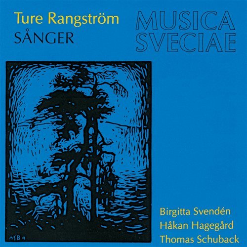 Cover for Rangstrom / Hagegard · Songs 1884-1947 (CD) (1993)