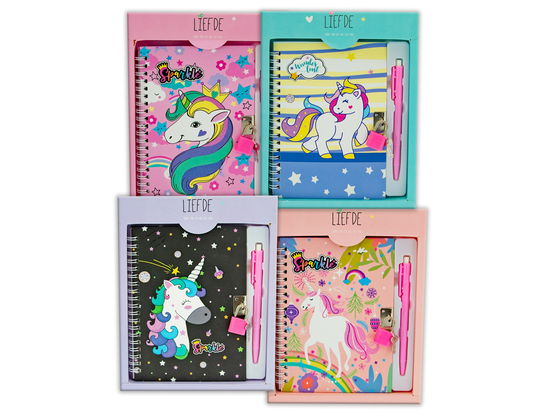 Diario Segreto Unicorno Magico   Con Penna 4 Mdl Ass - Box - Teorema: Miss Signorina - Merchandise -  - 8017967520290 - 