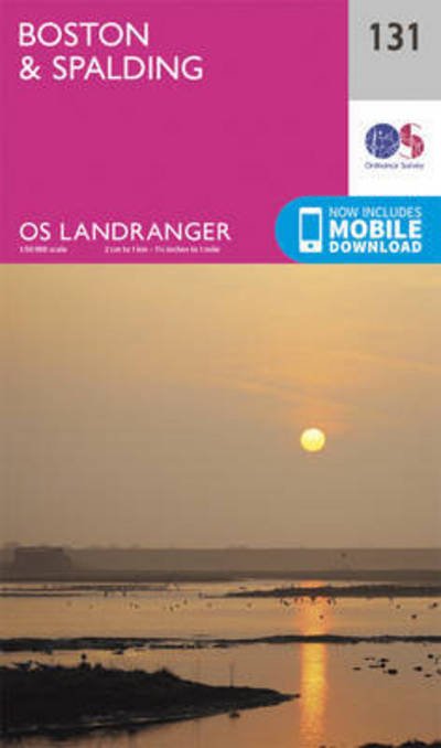 Cover for Ordnance Survey · Boston &amp; Spalding - OS Landranger Map (Landkart) [February 2016 edition] (2016)