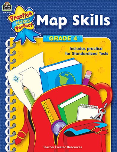 Map Skills Grade 4 (Practice Makes Perfect (Teacher Created Materials)) - Jennifer Prior - Books - Teacher Created Resources - 9780743937290 - February 15, 2003