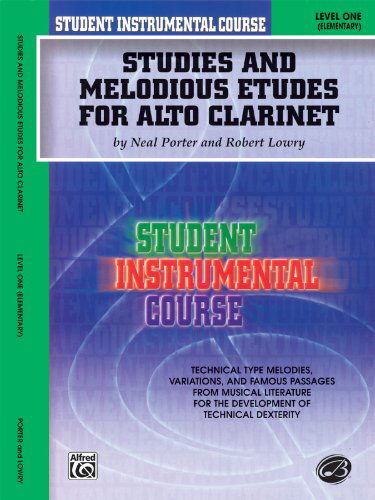 Cover for Robert · Student Instrumental Course Studies and Melodious Etudes for Alto Clarinet (Paperback Book) (1985)