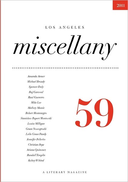 Los Angeles Miscellany 59 - Chelsey Whited - Books - What Books Press - 9780984578290 - April 5, 2011