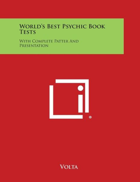 Cover for Volta · World's Best Psychic Book Tests: with Complete Patter and Presentation (Pocketbok) (2013)