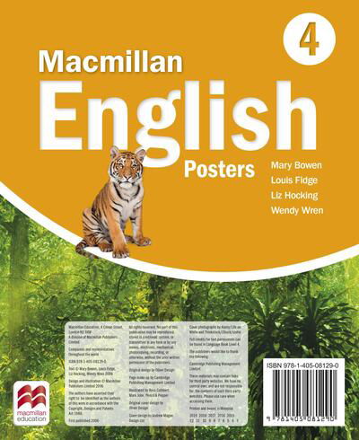 Macmillan English 4 Poster - Mary Bowen - Kirjat - Macmillan Education - 9781405081290 - perjantai 25. elokuuta 2006