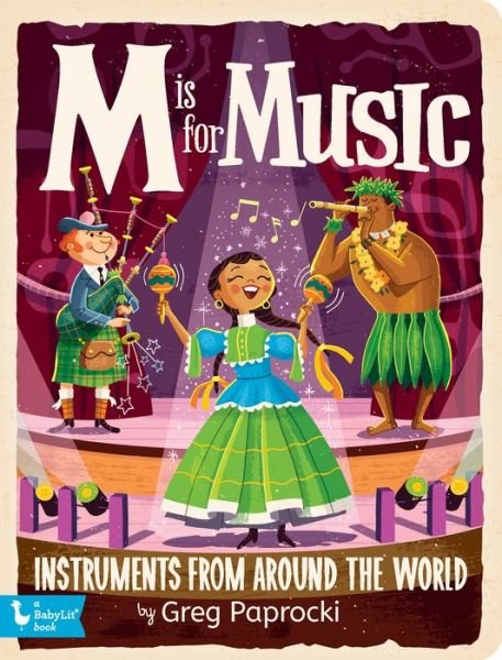 Cover for Greg Paprocki · M Is for Music (Board book) (2022)