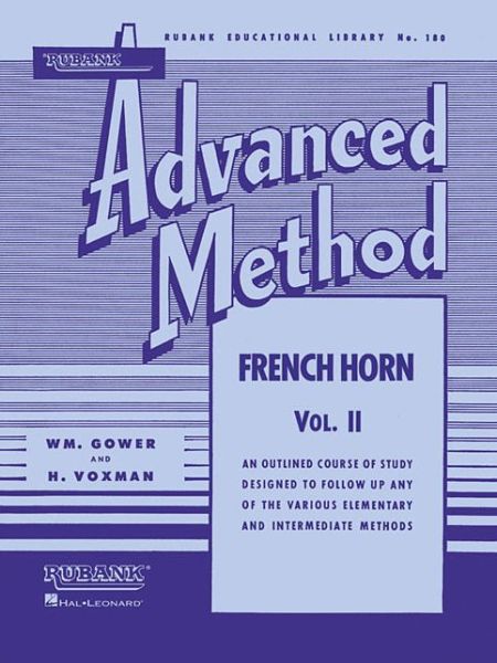 Cover for H. Voxman · Rubank Advanced Method - French Horn in F or e-Flat, Vol. 2 (Book) (1989)