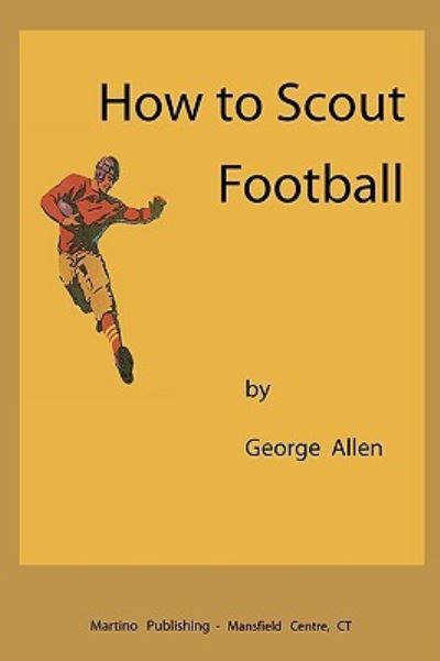 Cover for George Allen · How to scout football (Paperback Book) (2009)