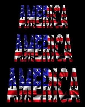 America Word Flag Notebook - Sublimelemons Notebooks - Books - INDEPENDENTLY PUBLISHED - 9781688455290 - August 25, 2019