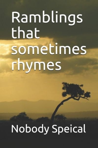 Nobody Special · Ramblings that sometimes rhymes (Paperback Book) (2019)