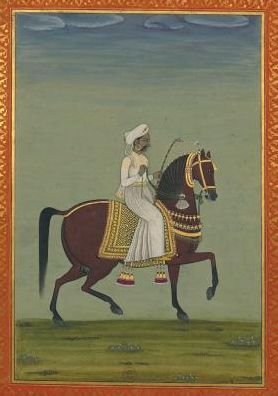 Cover for Sans Auteur · Carnet Blanc Prince Indien a Cheval, Miniature 18e (Pocketbok) (2016)