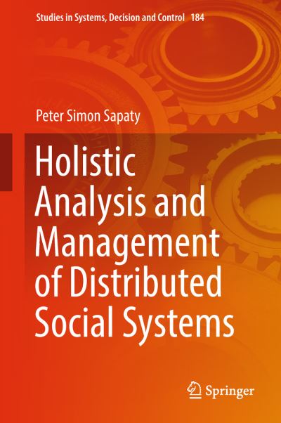 Cover for Sapaty · Holistic Analysis and Management of Distributed Social Systems (Book) [1st ed. 2019 edition] (2018)