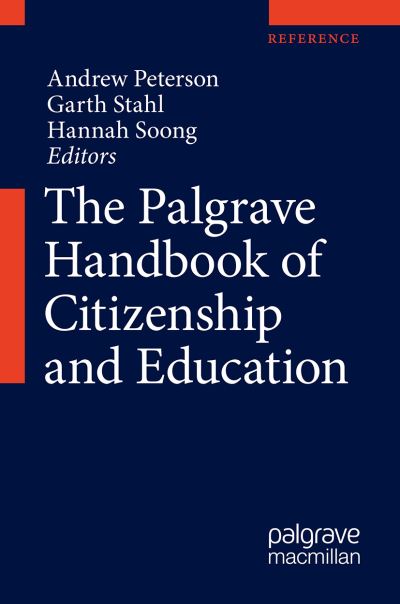 Cover for Andrew Peterson · Palgrave Handbook of Citizenship and Education (Book) (2020)