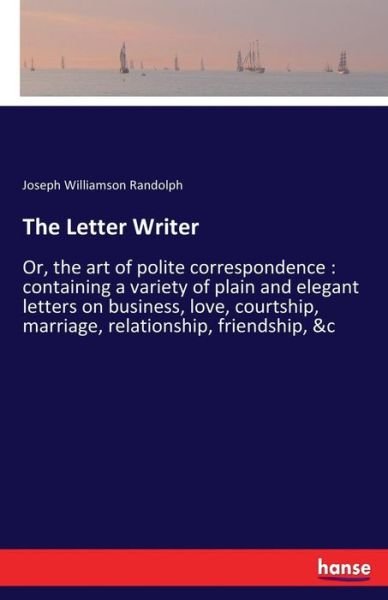 Cover for Randolph · The Letter Writer (Buch) (2017)