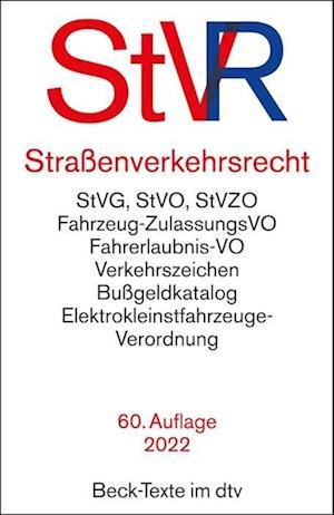 Cover for Dtv Verlagsgesellschaft · Straßenverkehrsrecht (Paperback Bog) (2022)