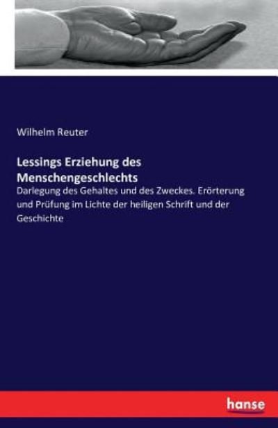 Cover for Reuter · Lessings Erziehung des Menscheng (Buch) (2016)