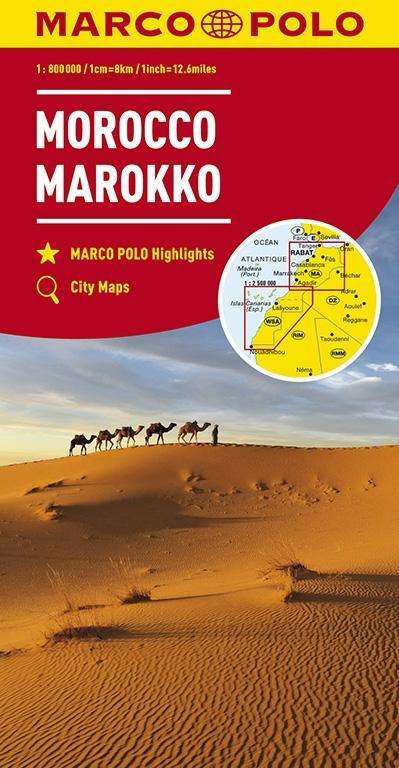 Algarve Portugal South Marco Polo Map (Marco Polo Maps)