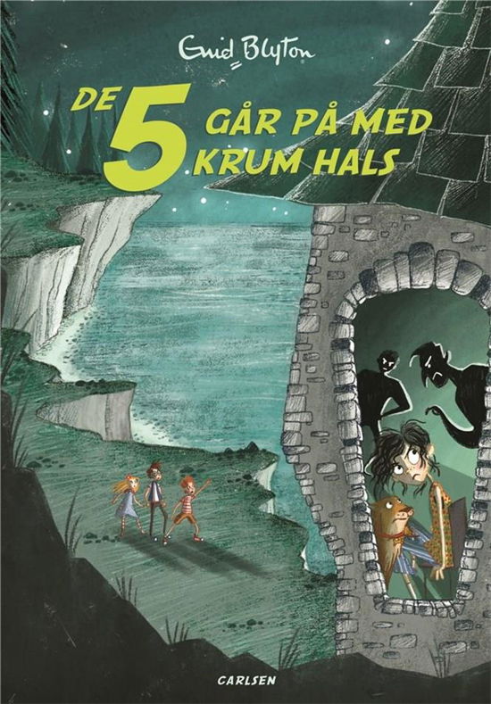 Cover for Enid Blyton · De 5: De 5 (9) - De 5 går på med krum hals (Sewn Spine Book) [1e uitgave] (2019)