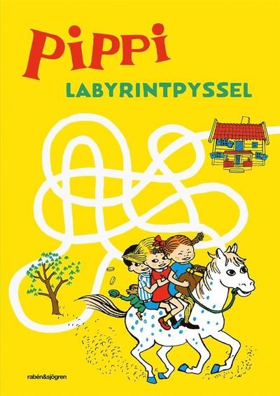 Cover for Astrid Lindgren · Pippi labyrintpyssel (Bok) (2019)