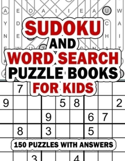 Cover for Mix Web Shop Press · Sudoku and Word Search Puzzle Books for Kids (Paperback Bog) (2020)