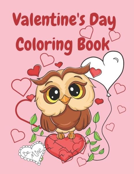 Cover for Whimsy Spark Press · Valentine's Day Coloring Book (Paperback Bog) (2020)