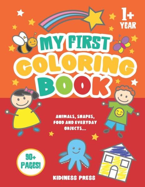 Cover for Kidiness Press · My First Coloring Book (Paperback Book) (2021)