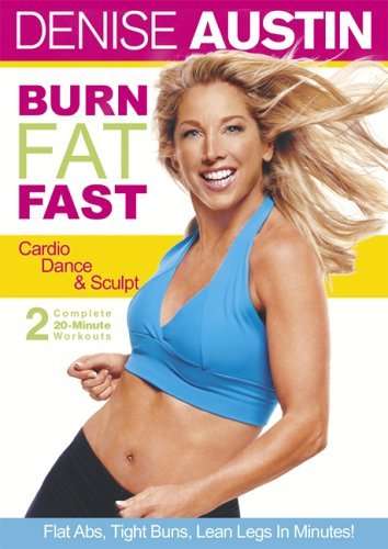 Cover for Denise Austin · Burn Fat Fast - Cardio Dance &amp; Sculpt (DVD) (2005)