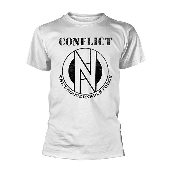 Cover for Conflict · Standard Issue (White) (T-shirt) [size S] (2023)