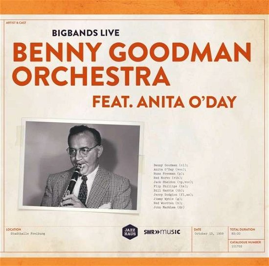 Live 1959 - Benny Goodman - Muziek - NGL ARTHAUS - 0807280173291 - 25 november 2013